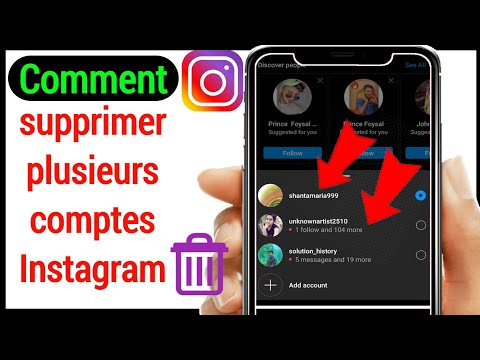 Comment supprimer un compte de connexion multiple Instagram || Supprimer Instagram de la liste