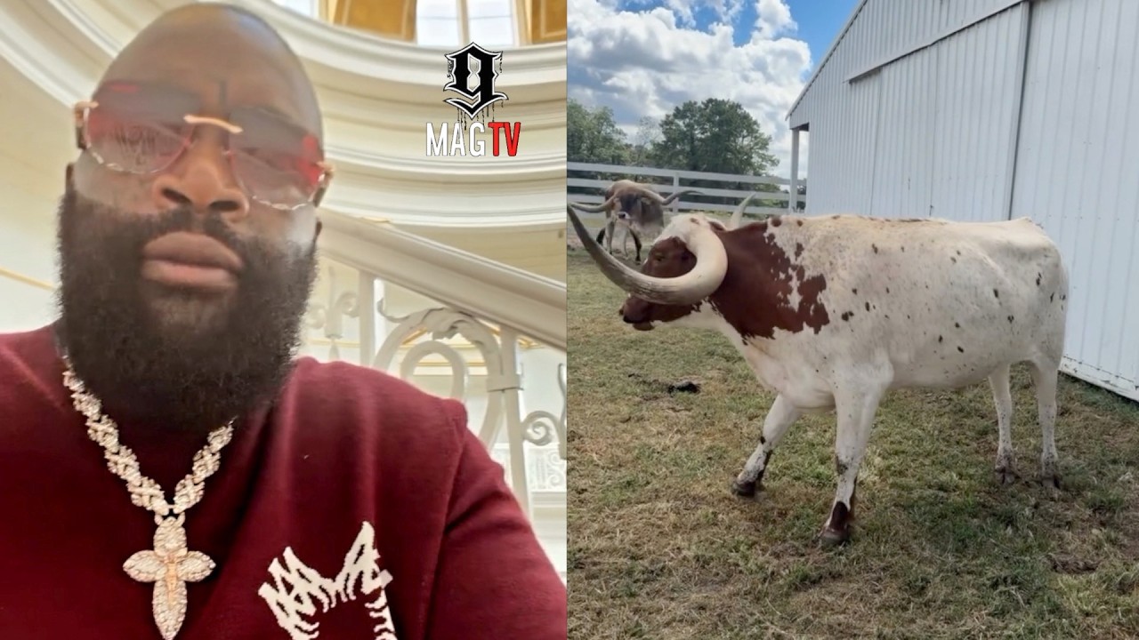 "Longhorn Bulls" Rick Ross Introduces New Cattle Added To His Promiseland Estate! 🐂