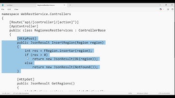 Creación y Consumo de Servicios Web REST con Visual Studio .NET 2022 C#