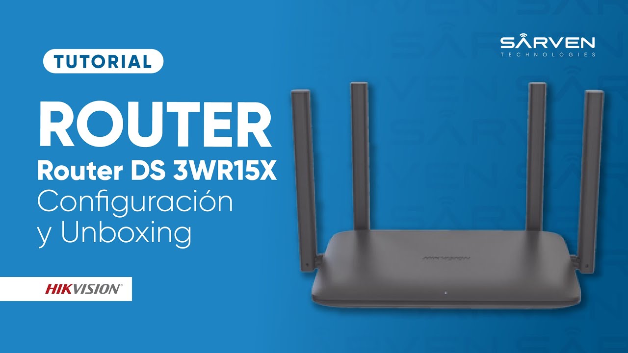 Router DS 3WR15X - Unboxing y Puesta en Marcha - YouTube