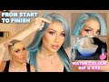 HOW I DYE AND APPLY MY AMAZON WIGS TO LOOK REAL - SO EASY AND USING NO GLUE. CC CLARKE BEAUTY