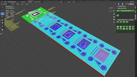 Create decorated bas relief carving with Blender4CNC in Blender and create GCode for CNC