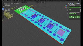 Create decorated bas relief carving with Blender4CNC in Blender and create GCode for CNC