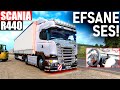 EFSANE SES! - MODİFİYELİ SCANİA R440 + DORSE MODU - İSTANBUL ANADOLU YAKASI - ETS 2 Mod G29