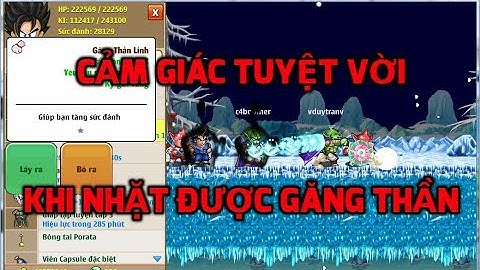 Ngọc Rồng Online - Thành quả test kiếm găng thần linh, Chỉ sau 10 phút găng thần xuất hiện hihi