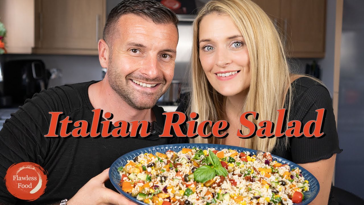 How to make the Best Italian Rice Salad - Bloopers included at the end!
