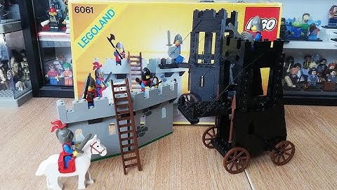 LEGO 6061 Vintage Castle Siege Tower from 1984!