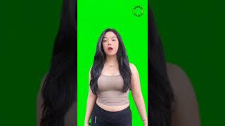 cewek Tiktok cantik greenscreen #Shorts #Tiktok #greenscreen #viral