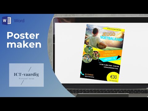 Video: Hoe Maak Je Een Poster?