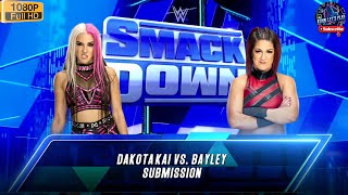 DAKOTA KAI vs BAYLEY - SUBMISSION MATCH - WWE 2K23 PlayStation 4 Slim #wwe #wwesmackdown #wwe2k23