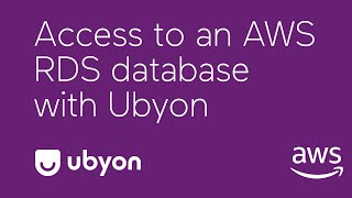 Ubyon:  AWS RDS Postgres (Just-In-Time) access