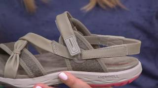 bælte Mange farlige situationer Lyn Merrell Leather Sport Sandals - Vesper Lattice on QVC - YouTube