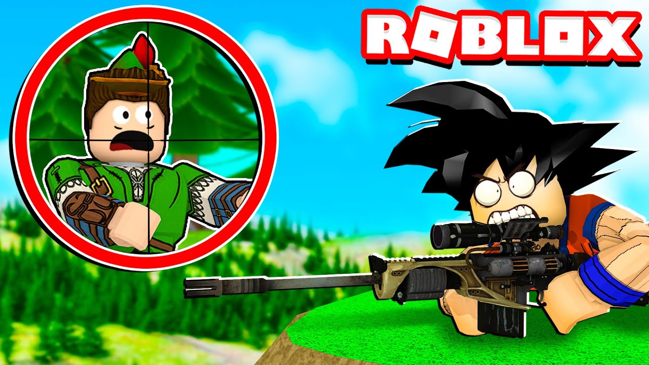 DESAFIO DO FREE FIRE NO ROBLOX! TIME COM ROBIN HOOD (GANHAMOS?)