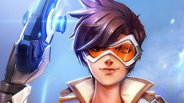 OVERWATCH (BETA) Walkthrough Gameplay Part 6 - TRACER [1080p HD PS4]