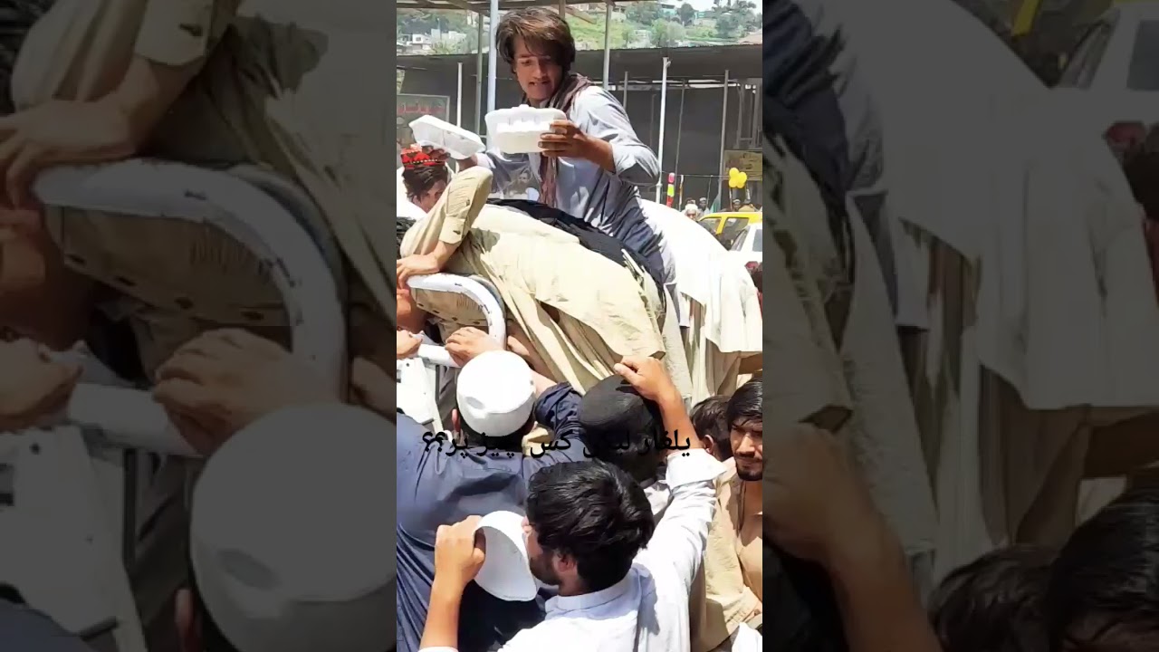 People after inauguration assaulted over rice packge at Sabzi Mandi