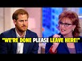 Prince Harry Walks Off The View After Heated Exchange with Joy Behar