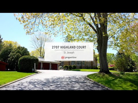2707 Highland Court, Saint Joseph, MI home video tour