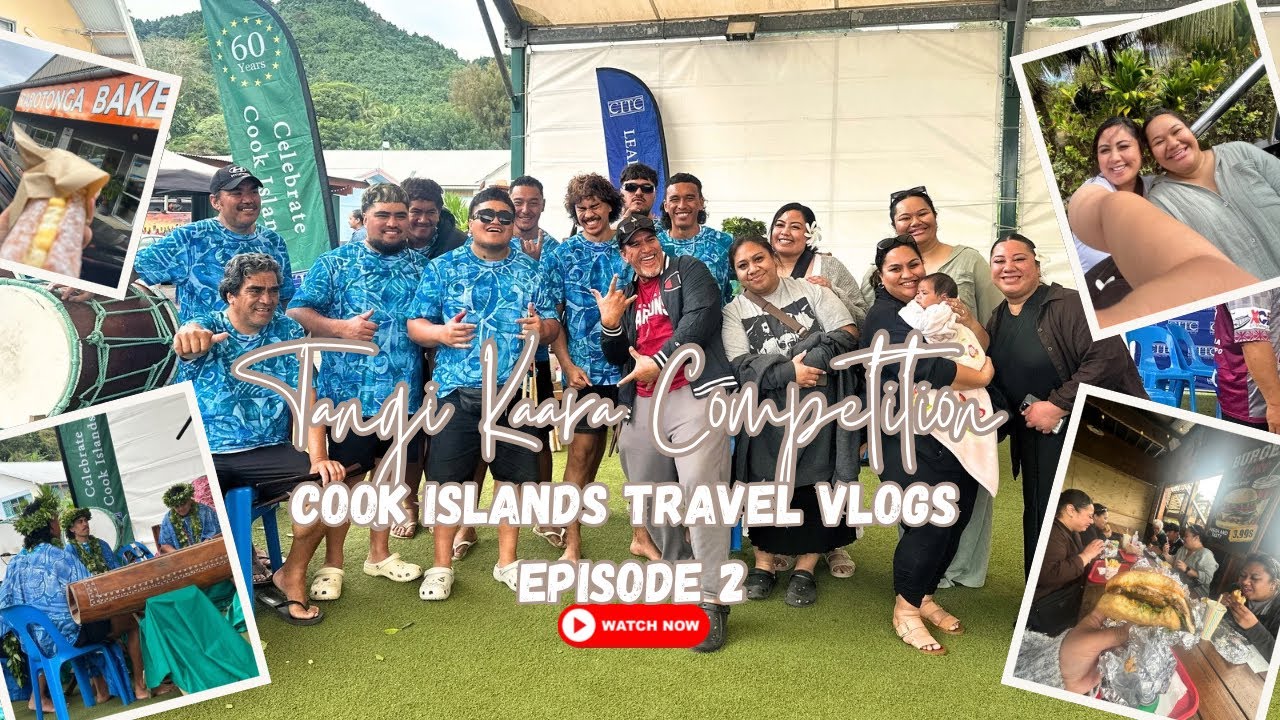 Te Maeva Nui Kuki Drum Competition 🪘| COOK ISLANDS VLOG Bakery Run + drumming + Villis 🍔 ~ Part 2