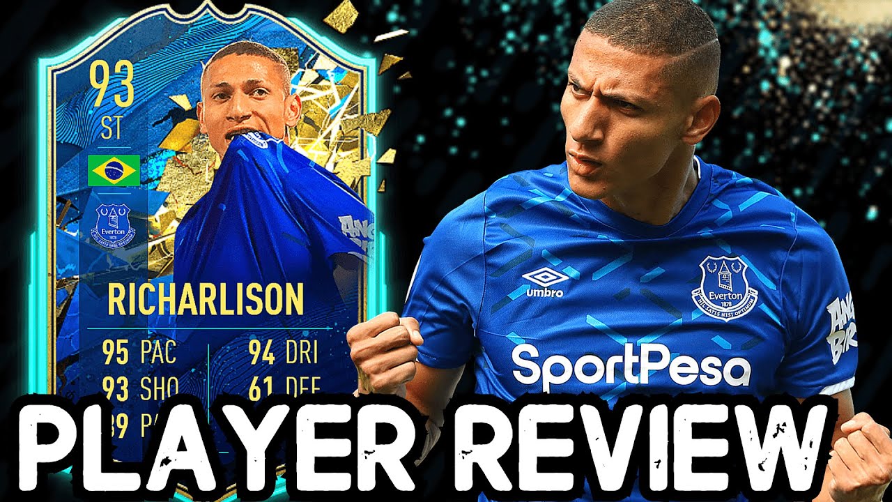 INSANE STRIKER 😱 93 TEAM OF THE SEASON RICHARLISON! PLAYER REVIEW - FIFA 20 ULTIMATE TEAM