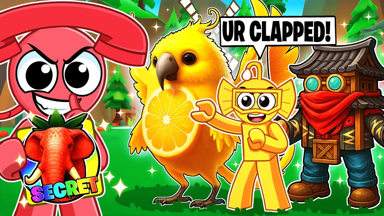 I Pretended To Be a NOOB Then used OP Strawberry Elephant In Brainrot Evolution