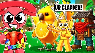 I Pretended To Be a NOOB Then used OP Strawberry Elephant In Brainrot Evolution