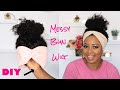 How to make a headband wig. Aka messy bun wig. Very detailed!