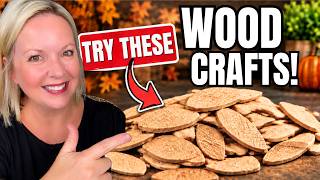 *GENIUS* Fall Decor Ideas You Can Make on a Budget using Wood Biscuits