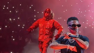 Moment Wizkid Suprise Fans And Bring Out Chris brown @02 Arena London.