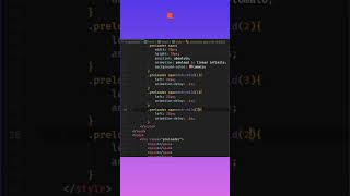 Preloader css animation in easy steps | Preloader animation html css