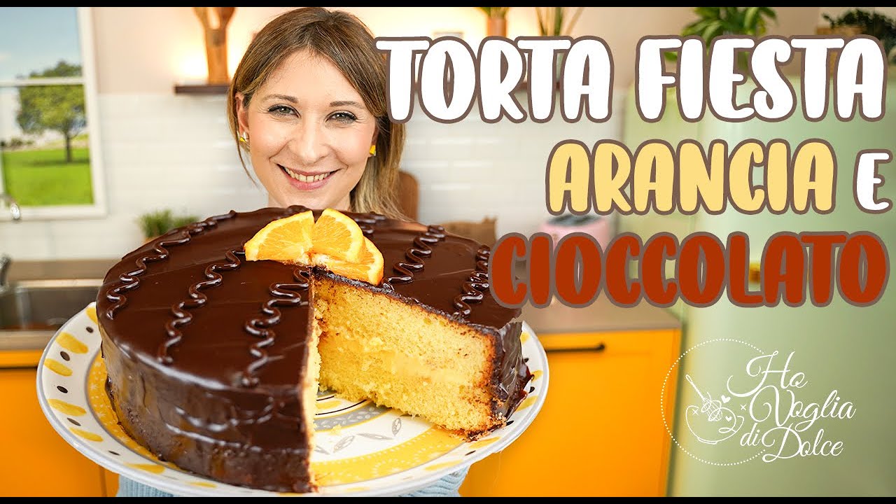 TORTA FIESTA CON ARANCIA E CIOCCOLATO ricetta INFALLIBILE