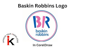 CorelDraw Tutorial: How Create Baskin Robbins Logo in CorelDraw