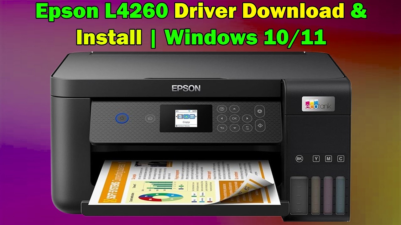 Epson L4260 Driver Download & Install | Windows 10/11