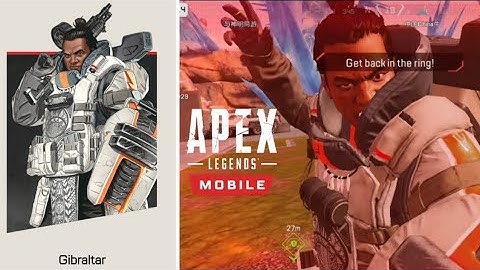 APEX LEGENDS MOBILE GIBRALTAR TPP GAMEPLAY•MKS