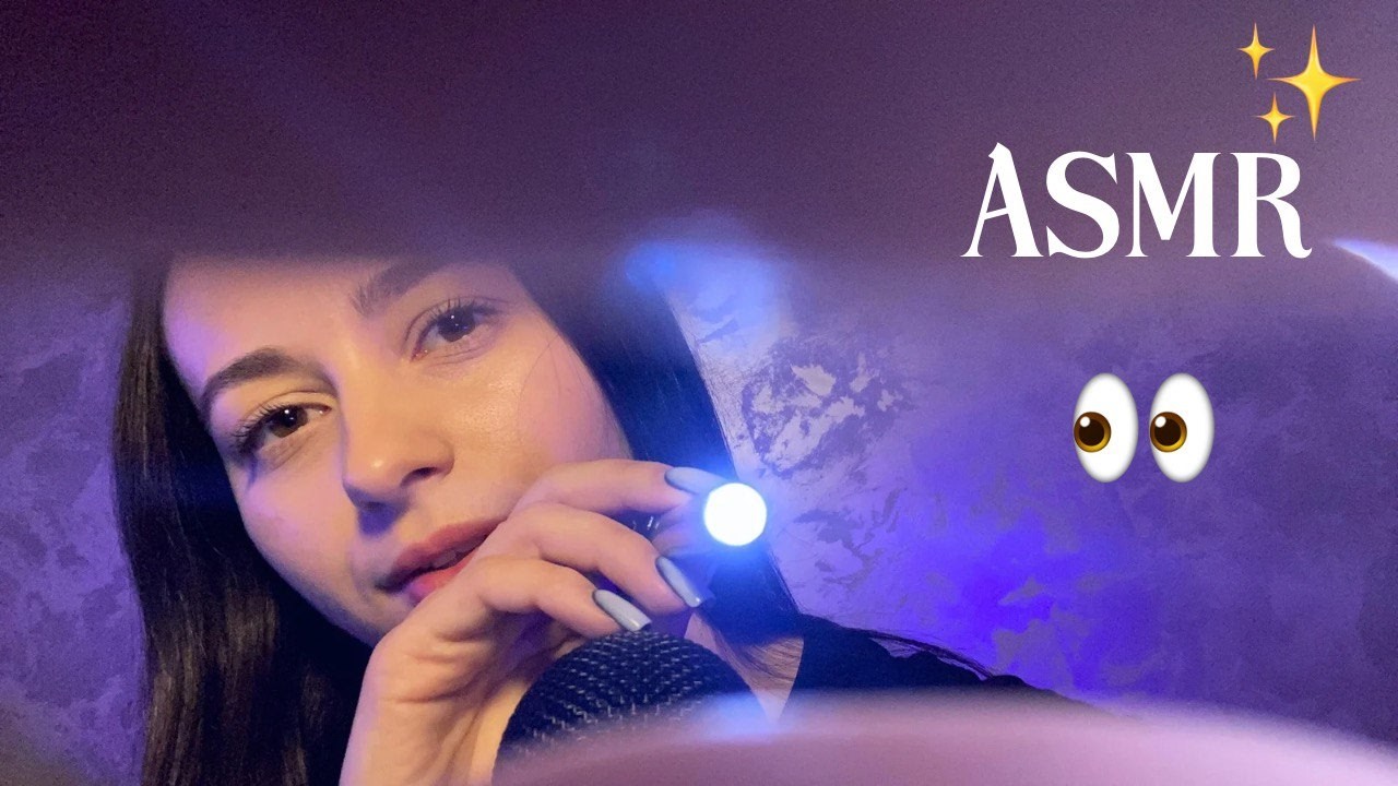 ASMR EYE CLEANING 👀The best visual triggers for sweet sleep 👁️(Tingles* No talking* Mouth sounds)