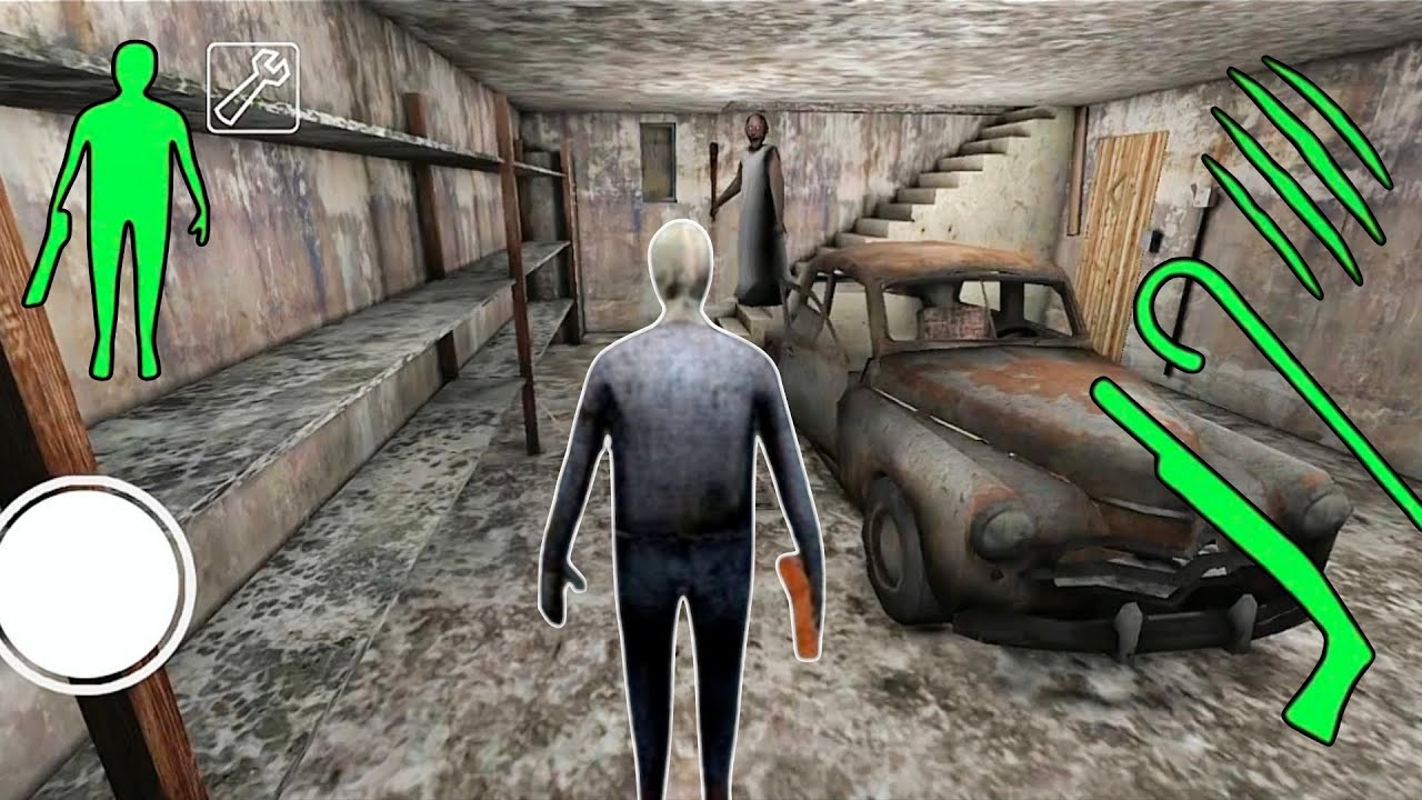 PLAYING AS GRANDPA IN GRANNY CHAPTER 1 || CAR ESCAPE 🔥|| GRANDPA VS ...