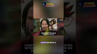 KEANU REEVES SERÁ SHADOW EN SONIC 3 LA PELÍCULA #sonic #shorts #sonic3