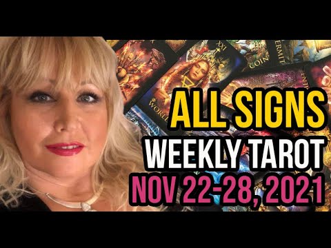 Weekly Tarot Card Reading November 22-28, 2021 by Alison Janes All Signs #tarot #horoscope #zodiac