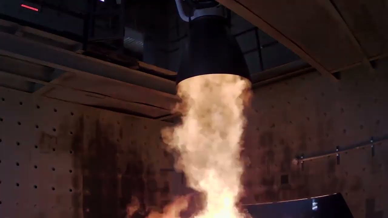 Space X Validation testing on a Raptor 3 performing a Starship V3 ascent burn