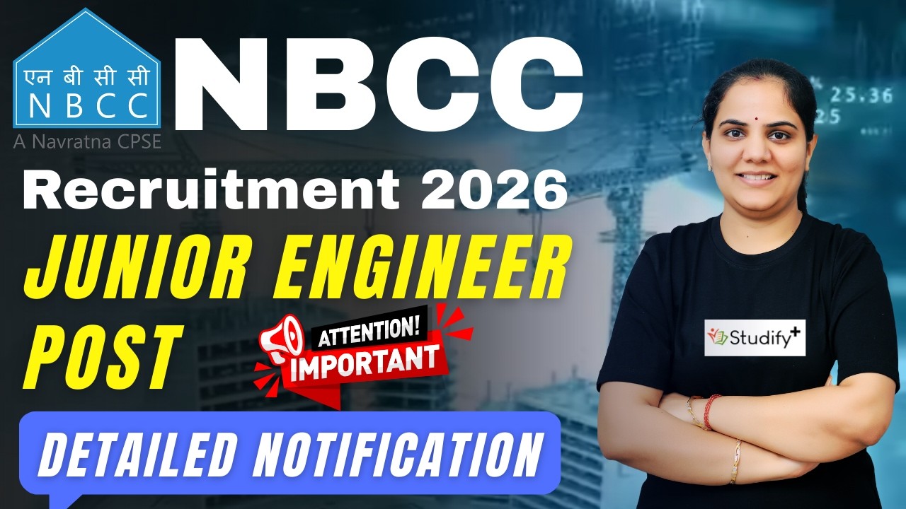 NBCC Recruitment 2026 | Navratna PSU | Junior Engineer & Manager Posts | Salary & Notification