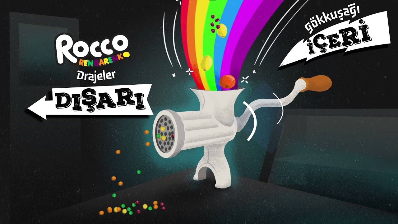 candy petřvald Gökkuşağı İçeri Renkli Drajeler Dışarı