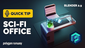 Sci-fi Office Tutorial in Blender 2.91 | Polygon Runway