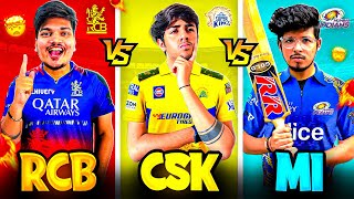 WE DID OUR OWN IPL 2024🏏WHO WILL WIN THIS YEAR CSK VS MI VS RCB😱 -RITIK JAIN VLOGS