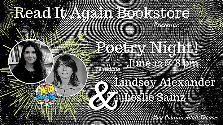 Friday Night Poetry Series with Leslie Sainz and L...