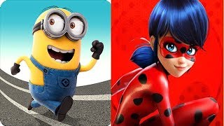 Despicable Me Minion Rush vs Miraculous LADYBUG adventure 3D screenshot 2