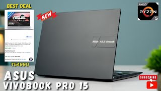 Asus Vivobook Pro 15⚡️Ryzen 5 5600H Rtx 2050 16Gb 15.6 144Hz Under 60K Unboxing & Review🔥