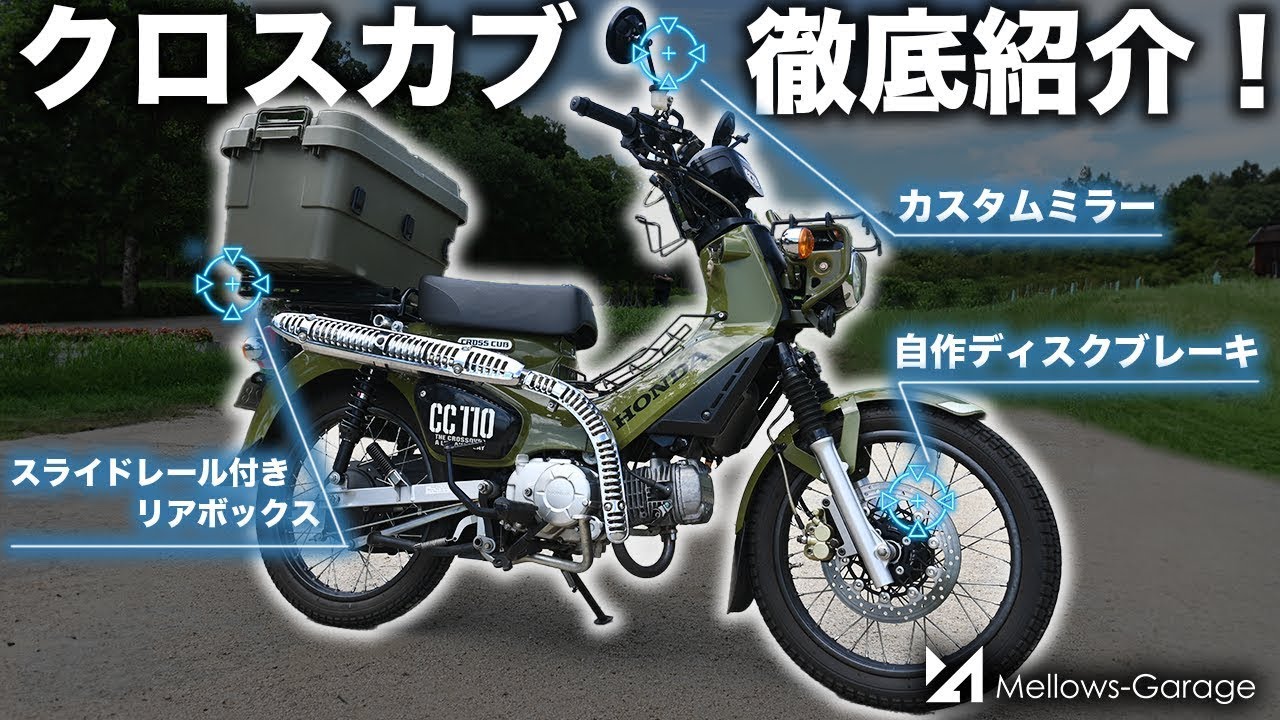 カブカスタム】こんなカスタムは見たことない！クロスカブJA45カスタム