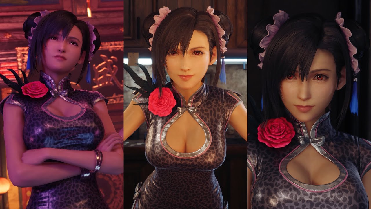 Tifa Wears Her Sporty Dress | Final Fantasy VII Remake with Mods