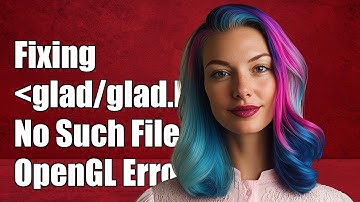 Fixing glad/glad.h: No Such File or Directory Error in OpenGL Projects