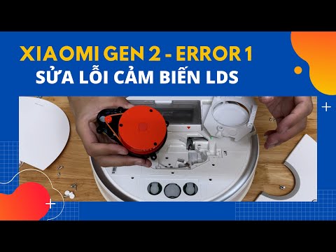 Error 1 – Hướng dẫn sửa lỗi cảm biến Robot hút bụi Xiaomi Roborock S5