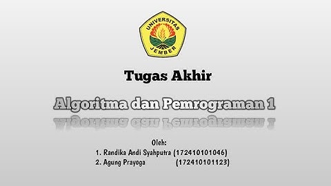 Presentasi Tugas Akhir Mata Kuliah Algoritma dan Pemrograman 1- "Aplikasi SpareMor"